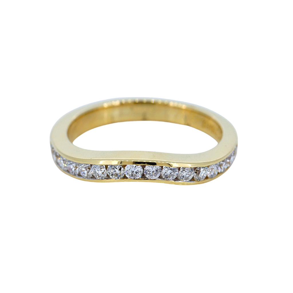 14k Gold Ring with 0.60cts Diamonds