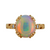 14k Yellow Gold Ring with 2.17ct Opal and diamonds