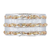 One-Of-A-Kind 18kt Tricolor Gold Bracelet