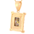 14kt Yellow Gold Natural Gold Quartz And Natural Gold Nuggets Diamond Pendant