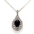 18kt White Gold gold pendant with a GIA certified alexandrite