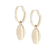 Natural Opal Drop Earrings With Diamonds, 14Kt Yellow Gold