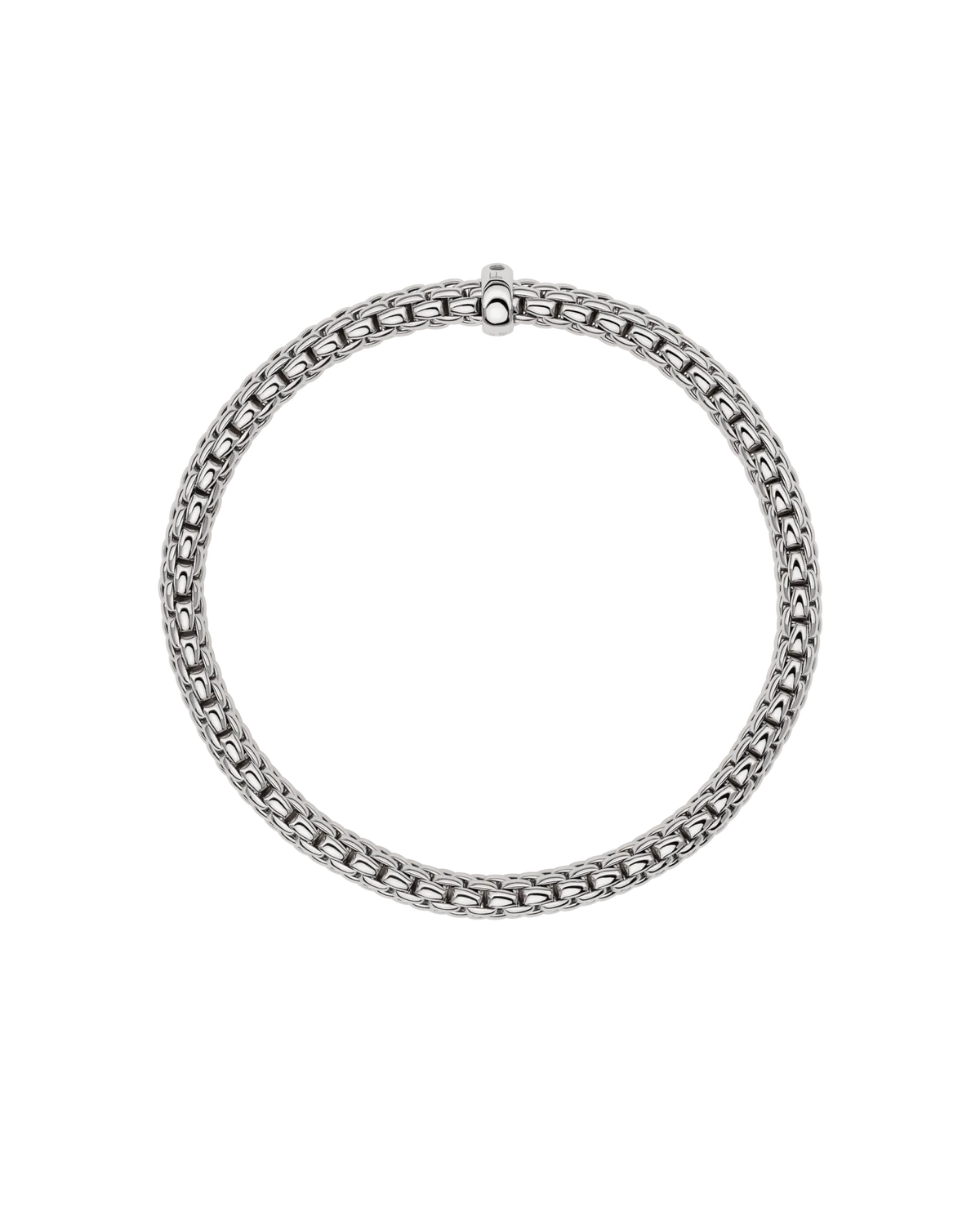 Flex'it bracelet with a black diamond by Fope