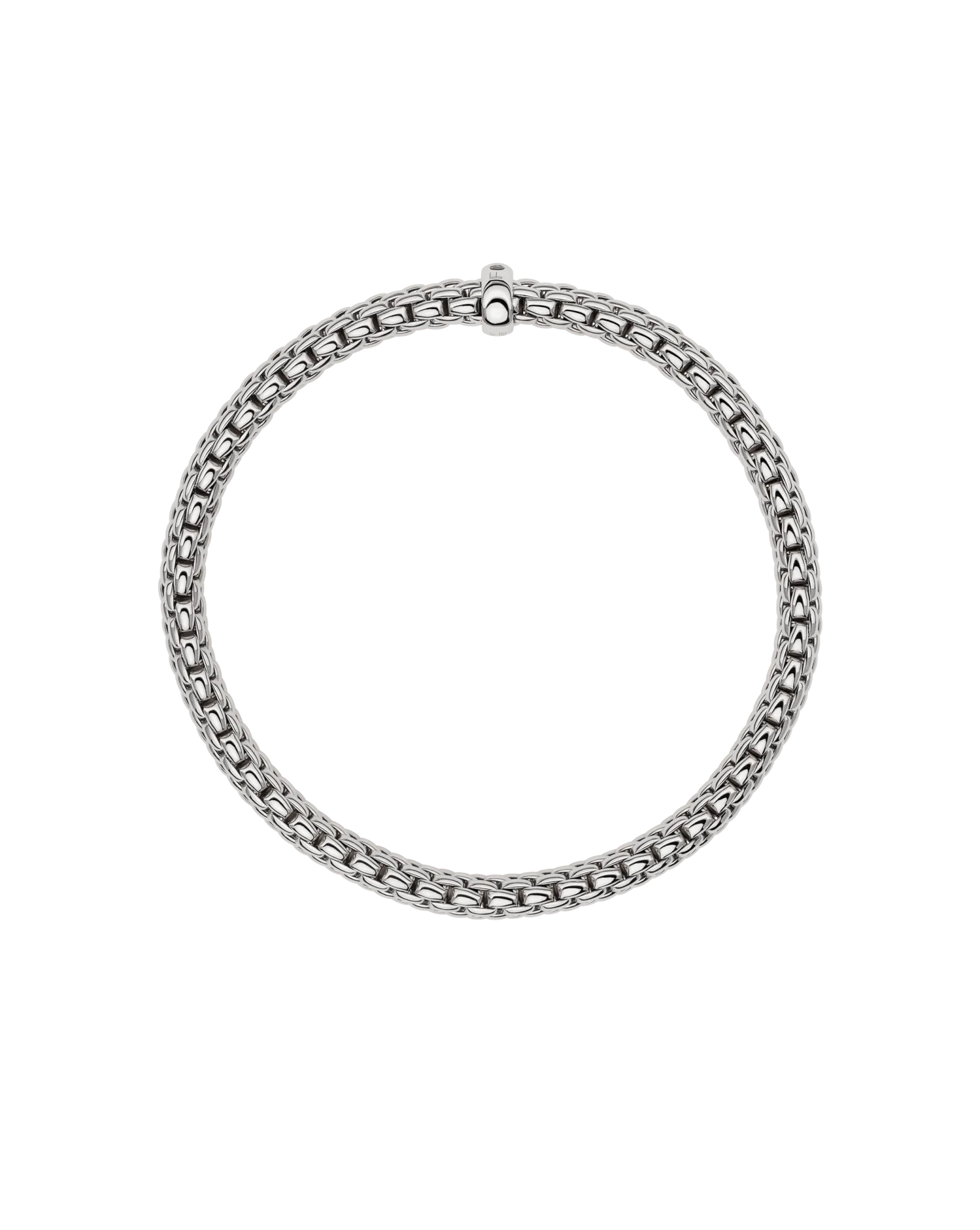 Flex'it bracelet with a black diamond by Fope