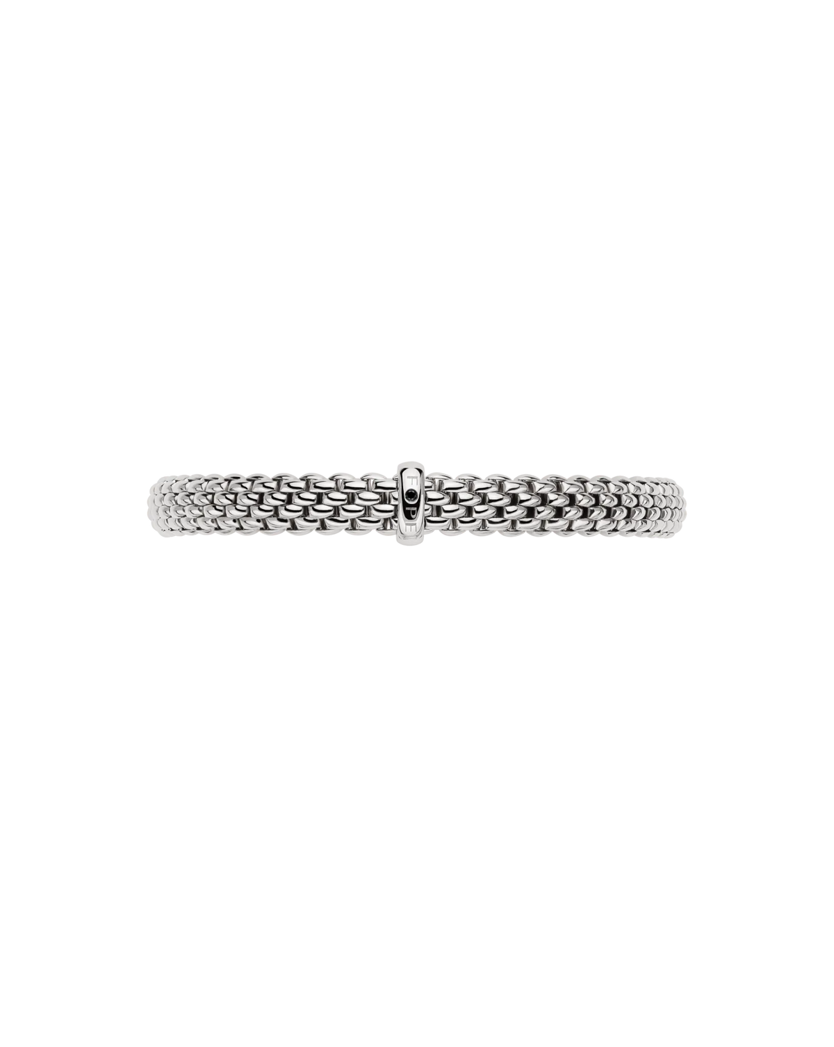 Flex'it bracelet with a black diamond by Fope