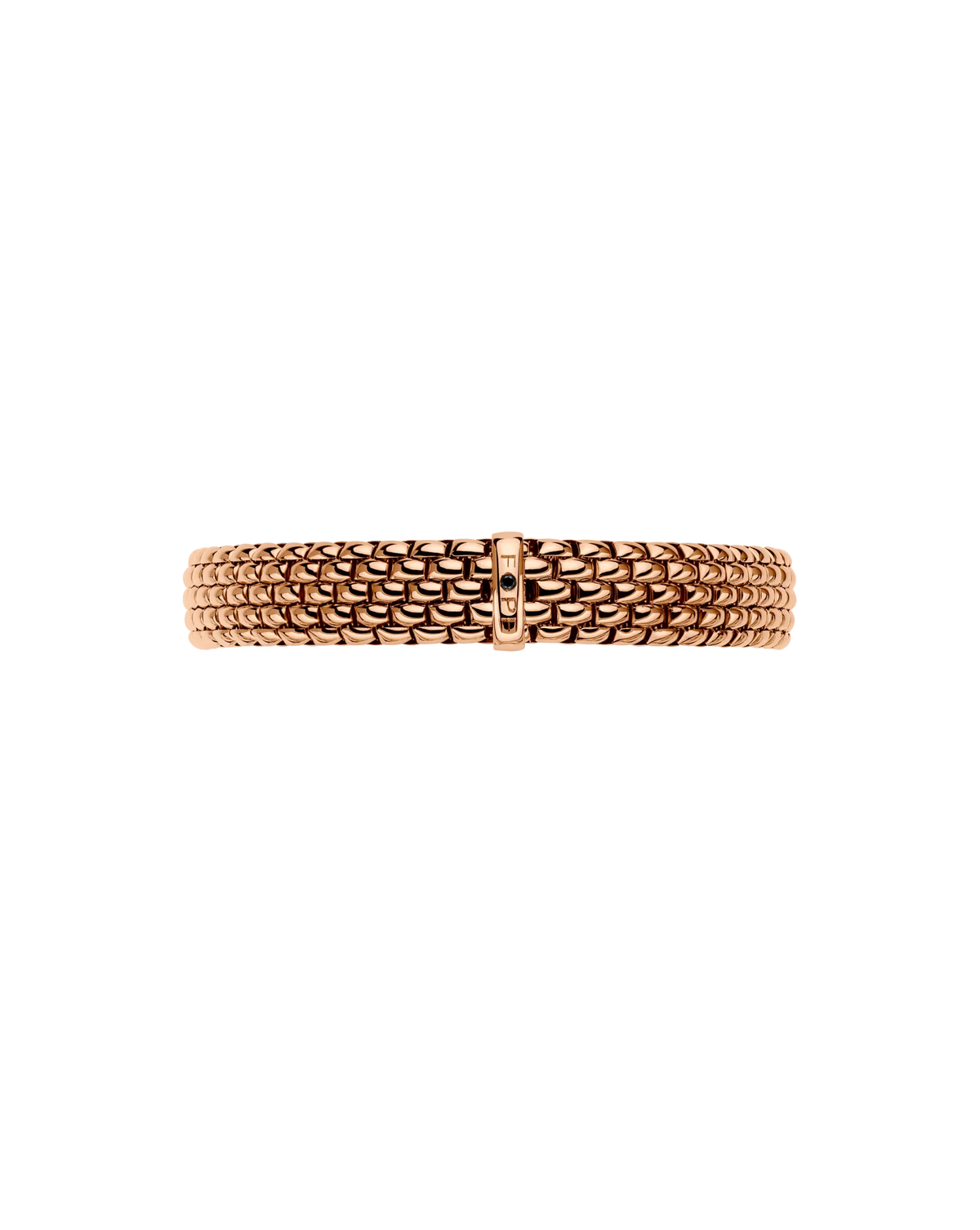 Panorama Collection Flex'it bracelet with a black diamond by Fope