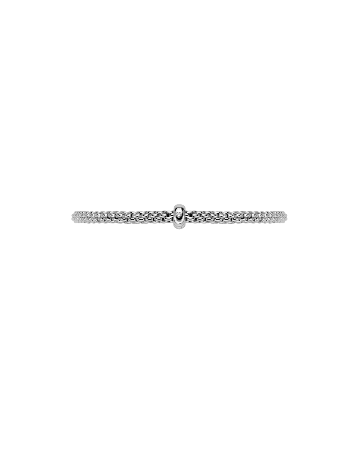 Prima Collection Flex'it bracelet with a white diamond by Fope