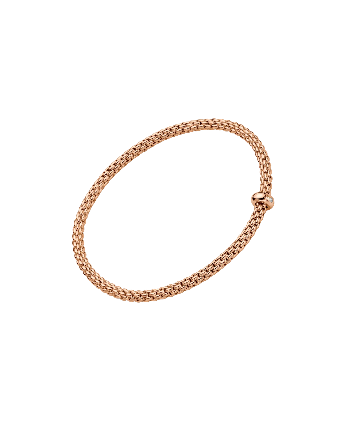 Prima Collection Flex'it bracelet with a white diamond by Fope