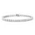 4 Prong Tennis Bracelet Made In 14K White Gold