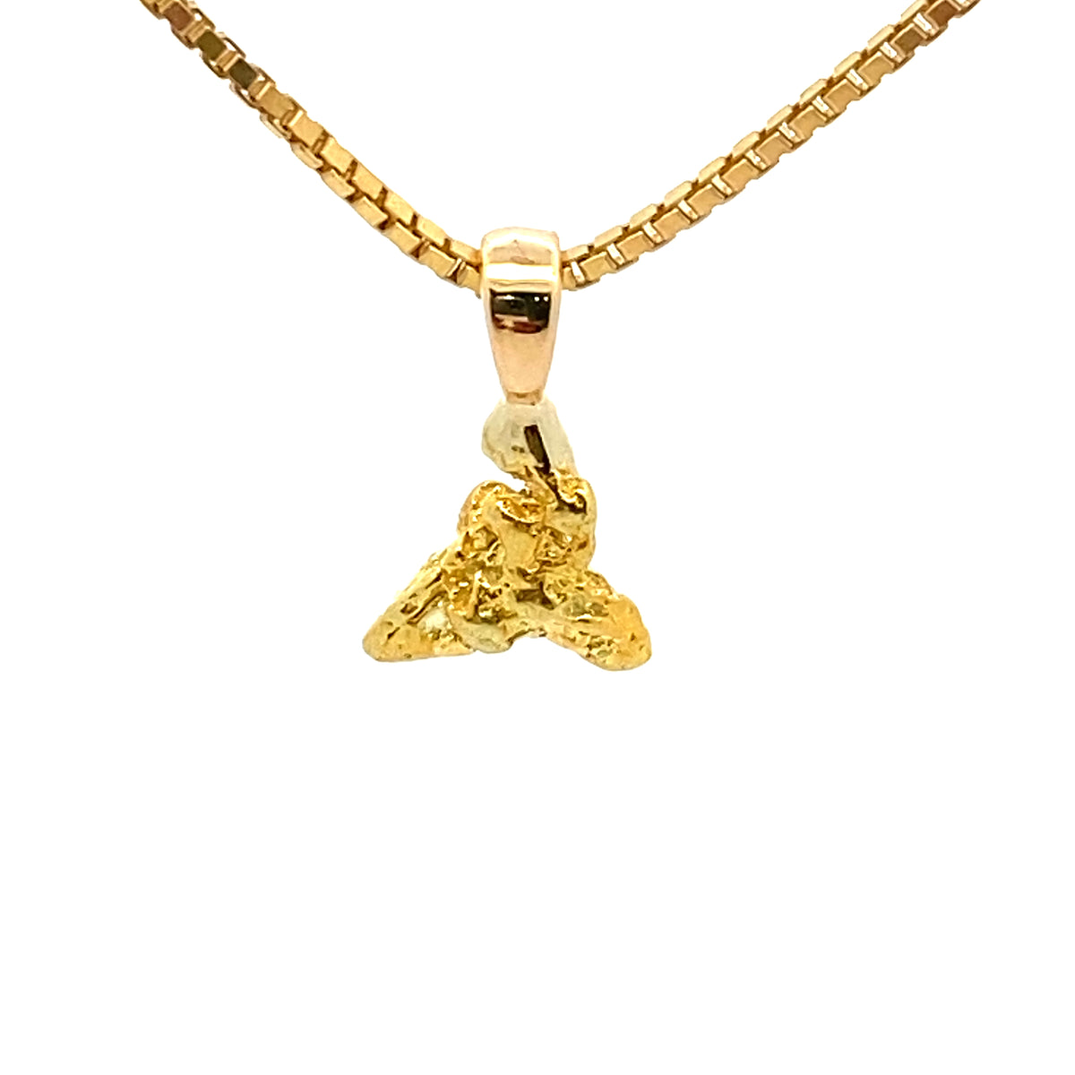 Natural Gold Nugget Pendant