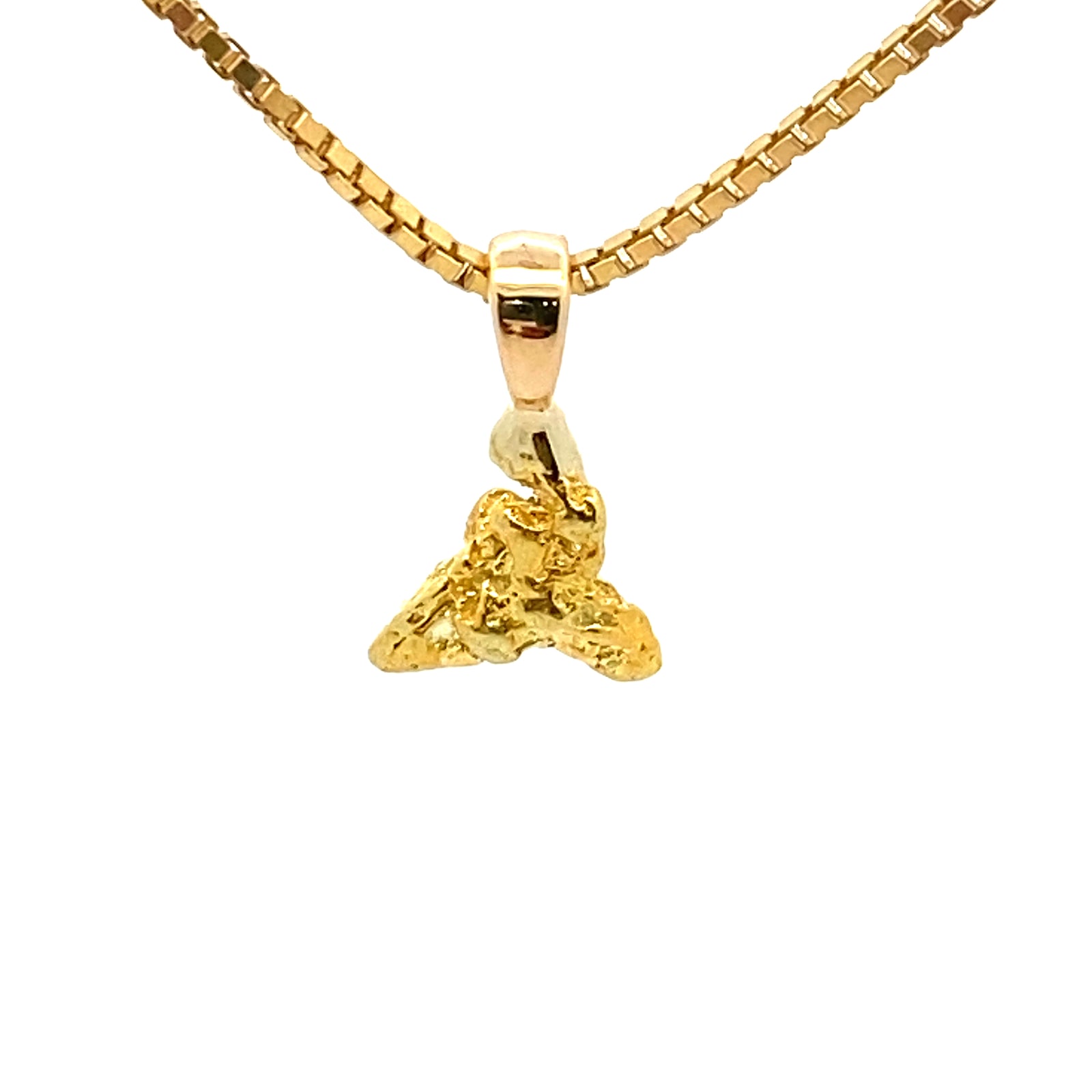 Natural Gold Nugget Pendant