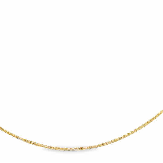 Elegant 14k Yellow Gold Adjustable Chain