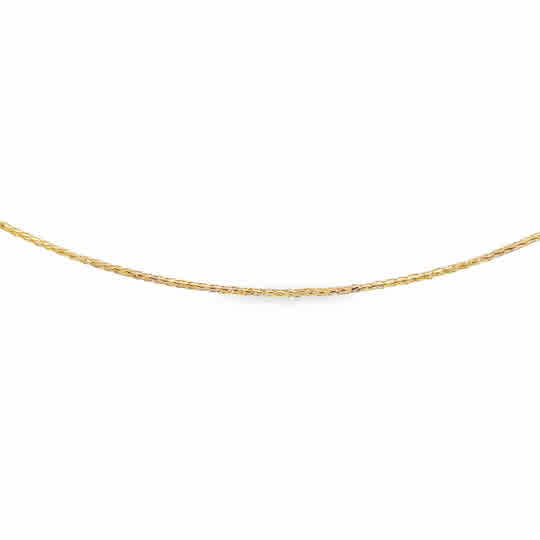 Elegant 14k Yellow Gold Fancy Link Chain