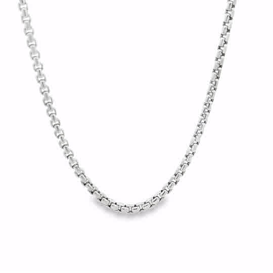 Elegant 14k White Gold Chain