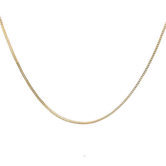 Elegant 14k Yellow Gold Franco Link Chain