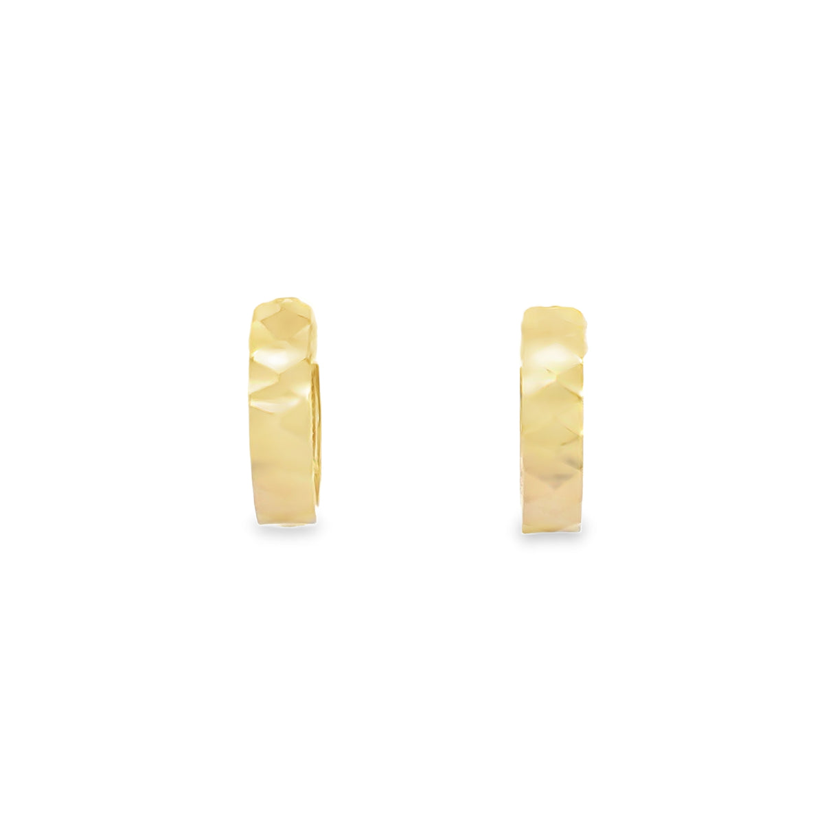 Elegant 14k Yellow Gold Hoop Earrings
