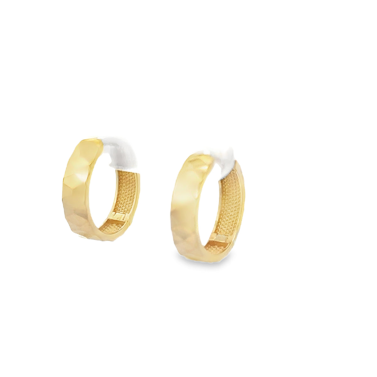 Elegant 14k Yellow Gold Hoop Earrings