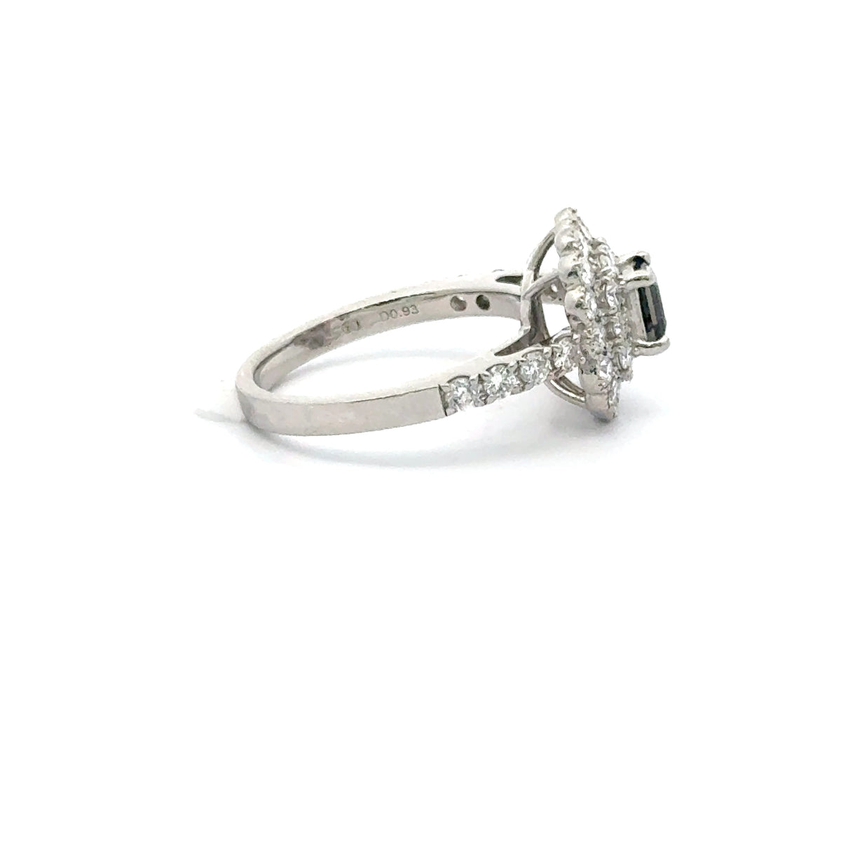 Platinum Multi Stone Ring with Alexandrite and Diamonds