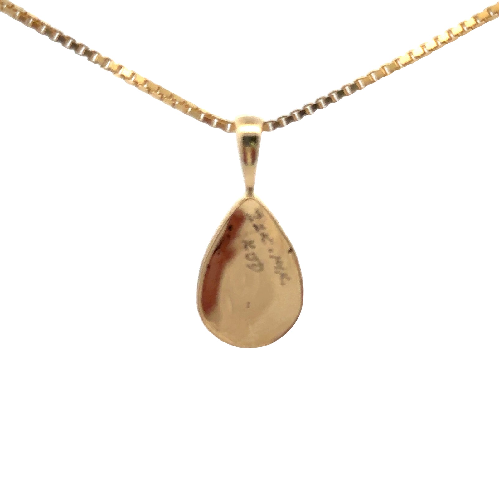 22k/14k Yellow Gold Opal Pendant