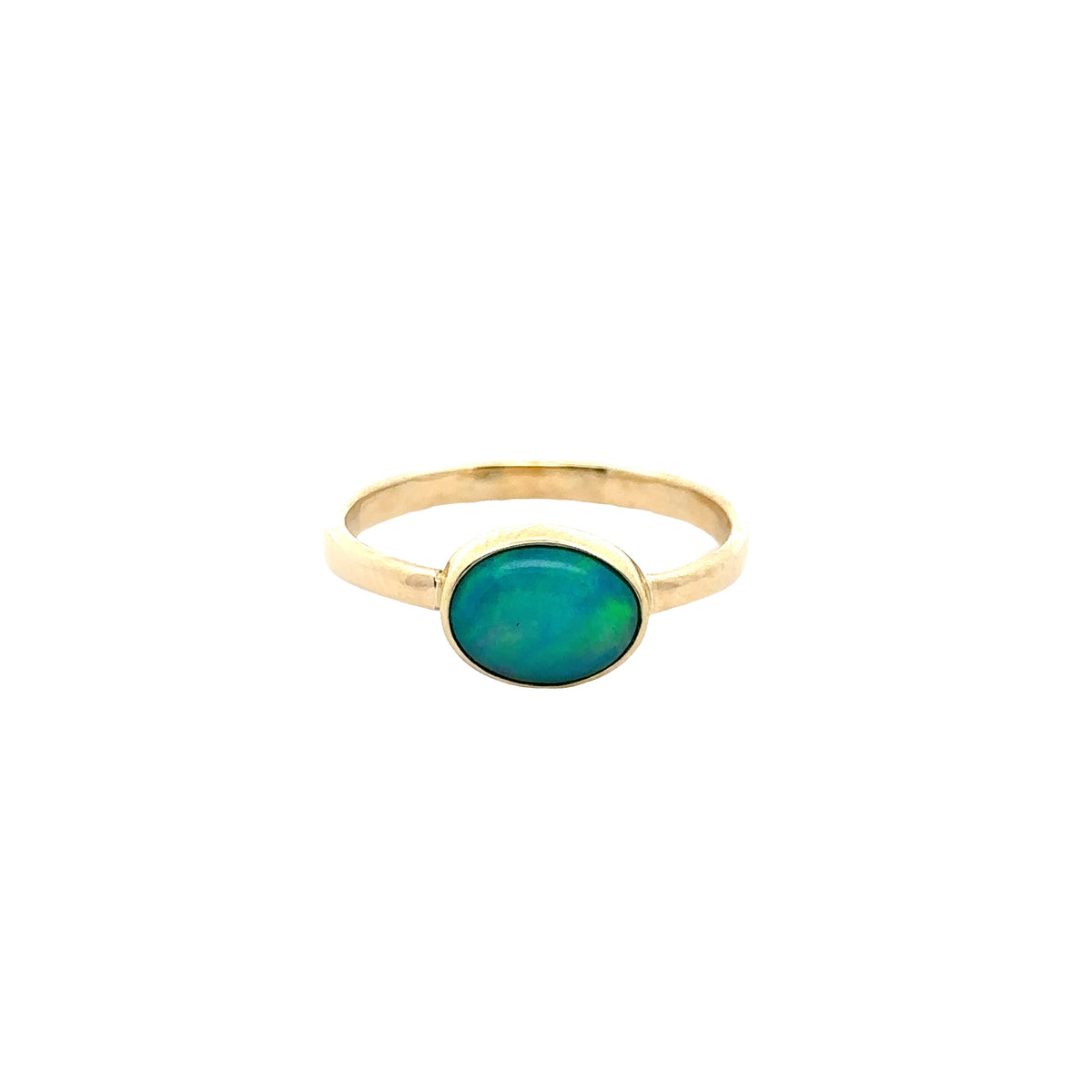 22k/14k Yellow Gold Opal Ring