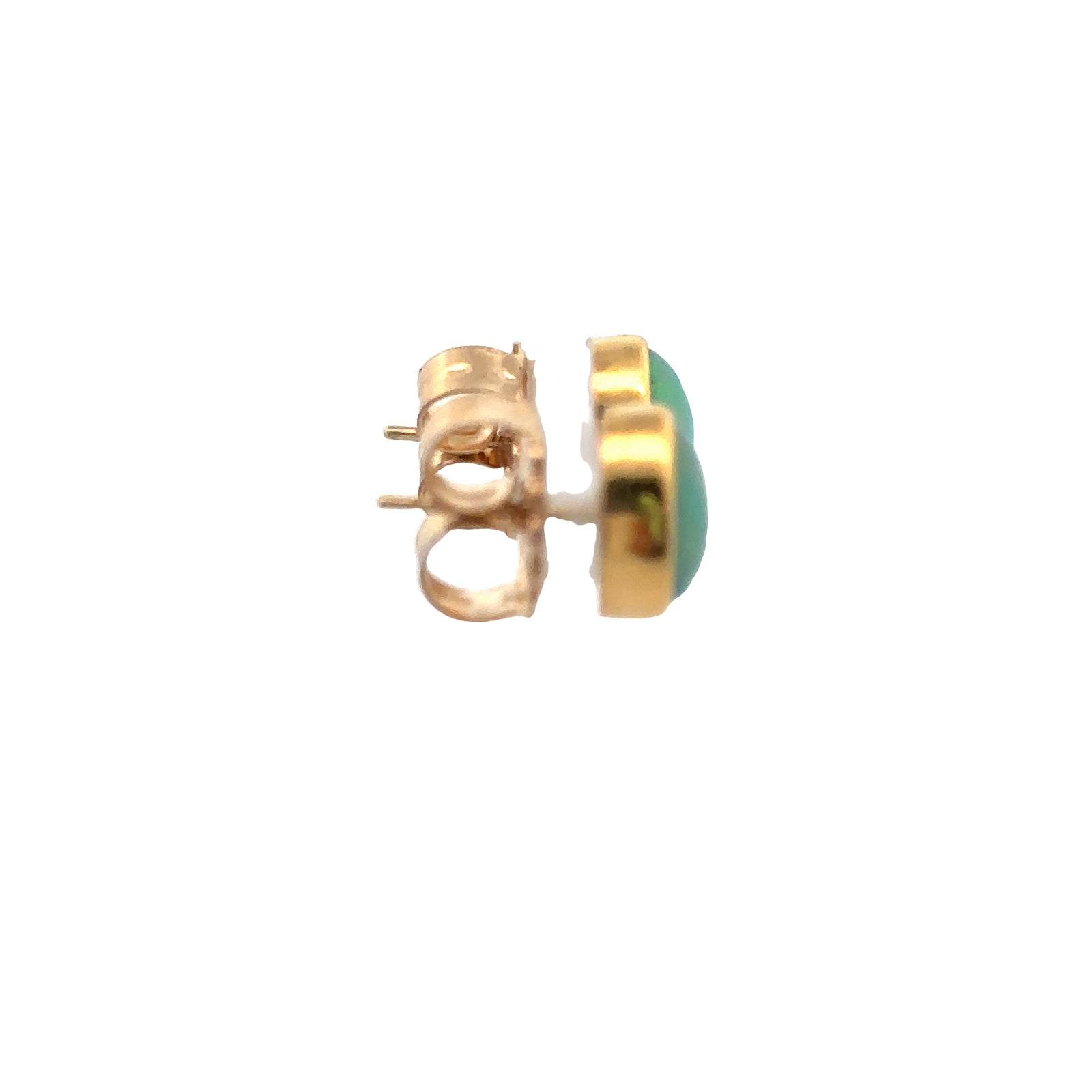 22k/14k Yellow Gold Opal Earrings