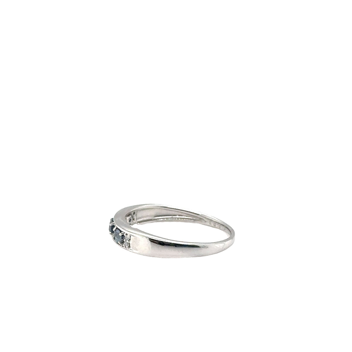 Platinum Ring with Alexandrites and Diamonds