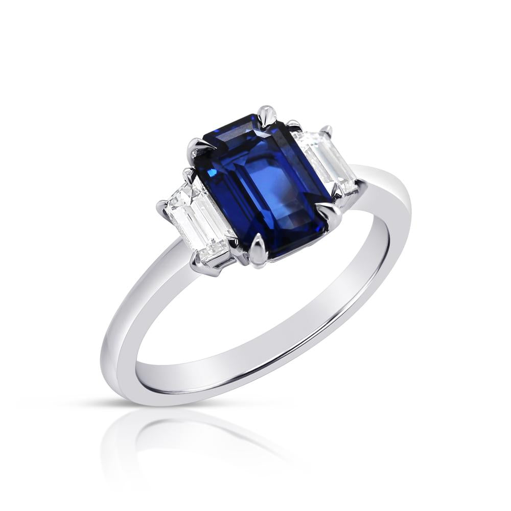 Sapphire Three-Stone Ring