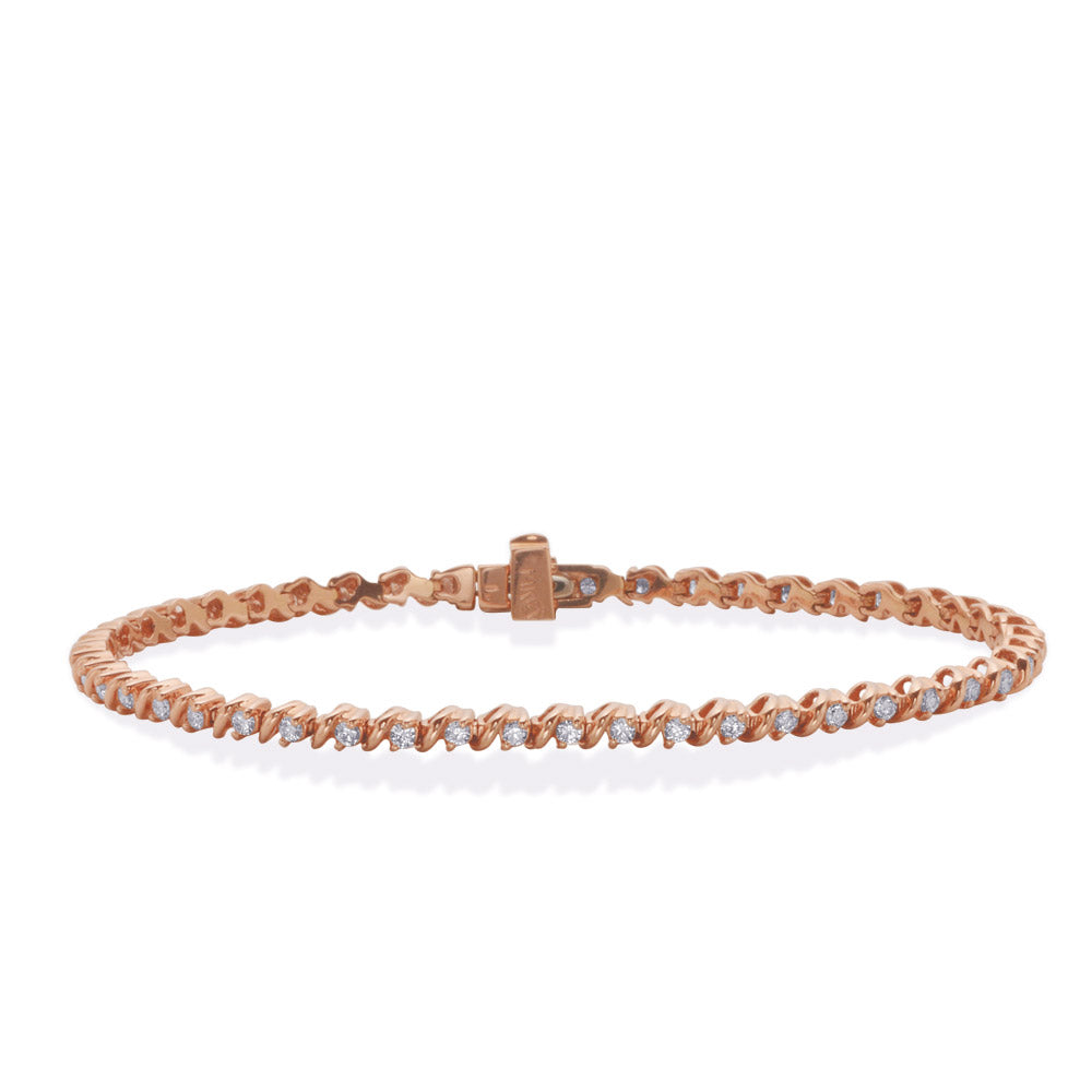Rose Gold Diamond Bracelet