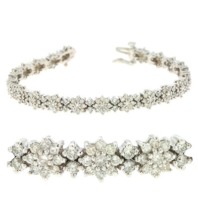 White Gold Diamond Bracelet