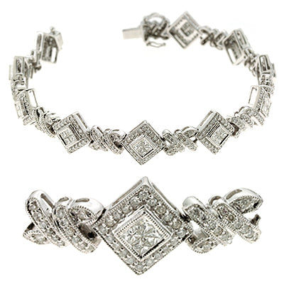 White Gold Diamond Bracelet