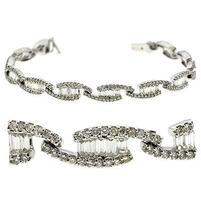 White Gold Diamond Bracelet