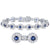 White Gold Sapphire & Diamond Bracelet