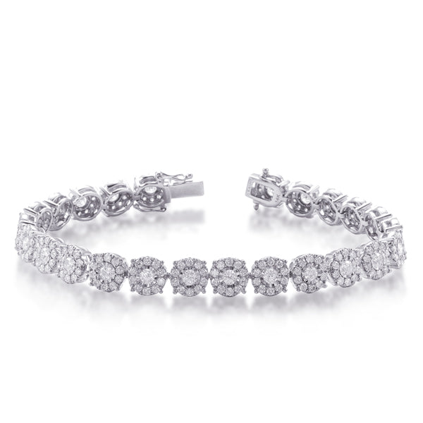 White Gold Diamond Bracelet