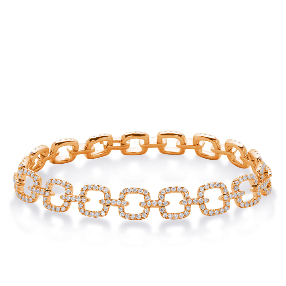 Rose Gold Diamond Bracelet