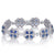 White Gold Saphhire & Diamond Bracelet