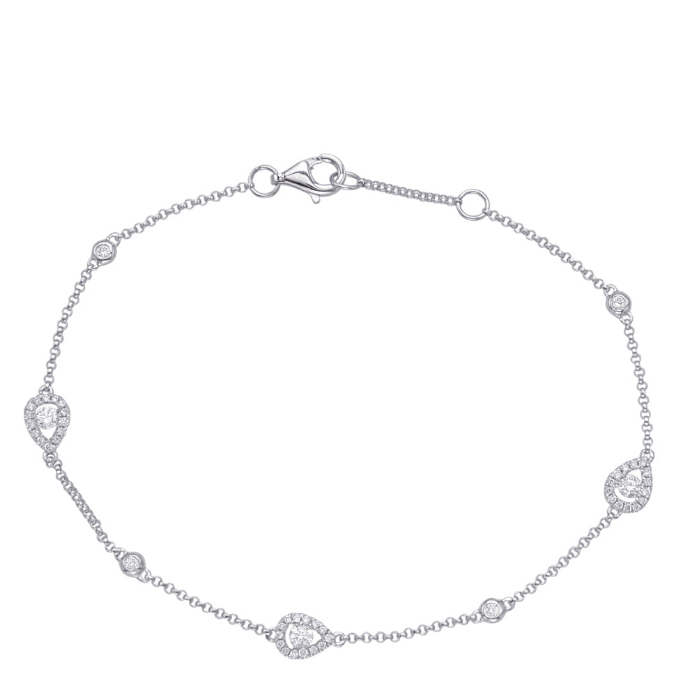 White Gold Diamond Bracelet