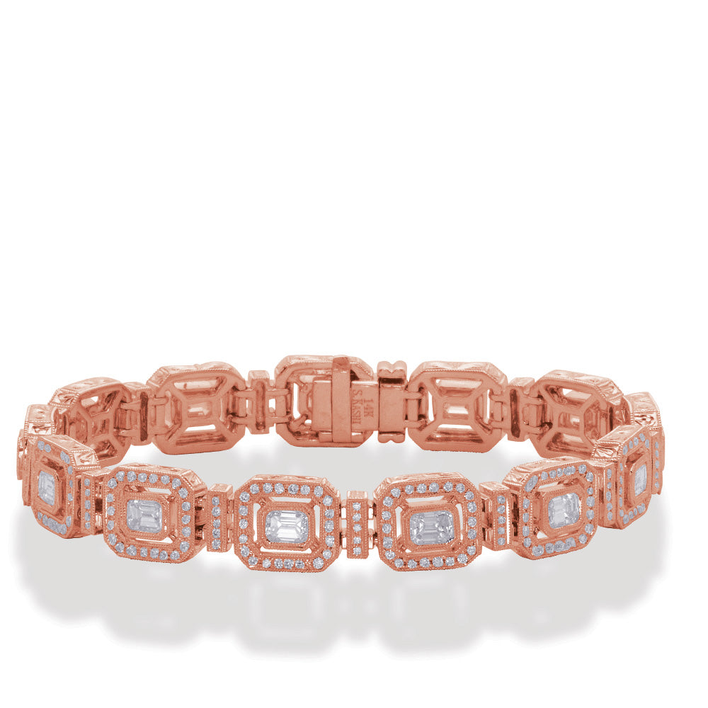 Rose Gold Diamond Bracelet