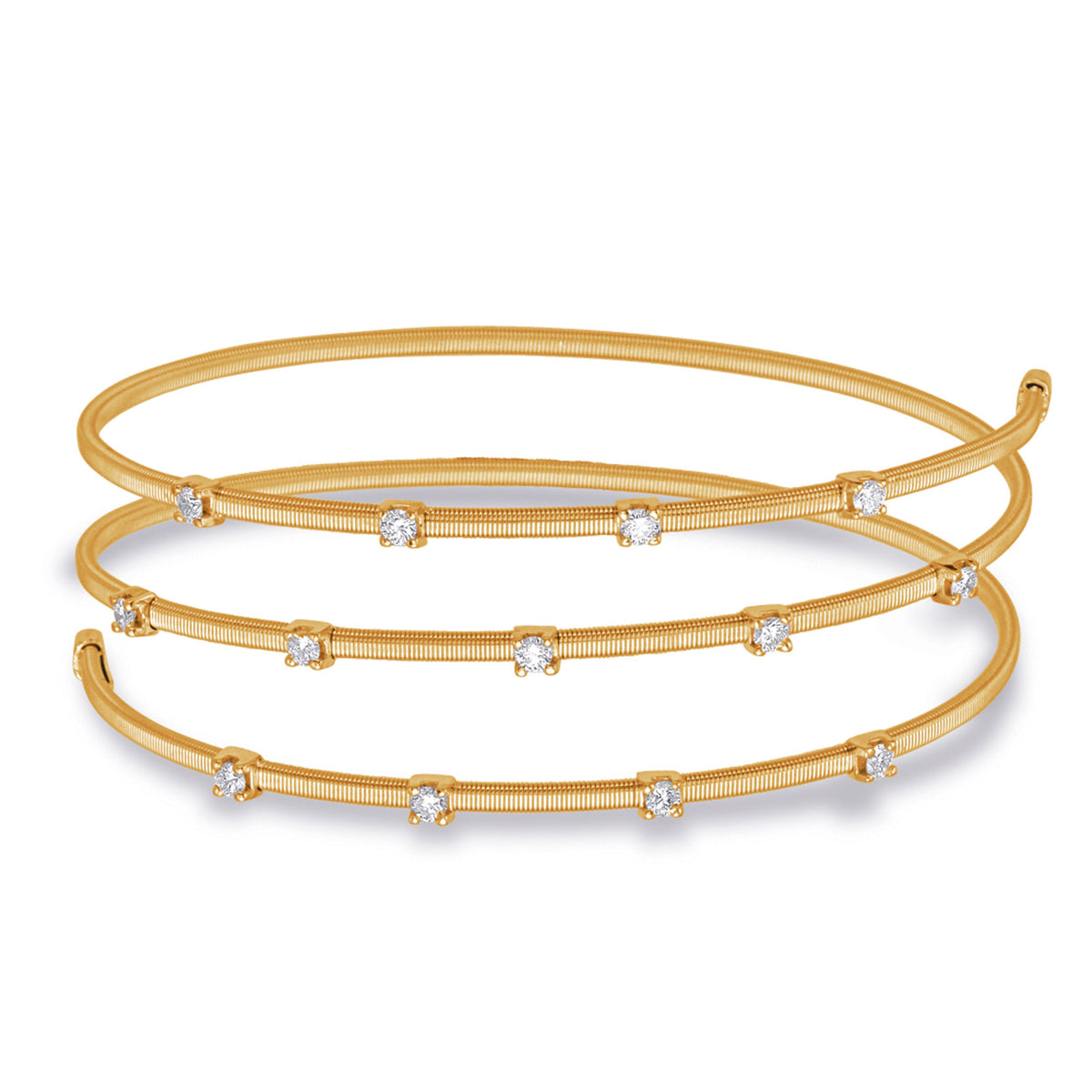 Yellow Gold Bangle Italian Made