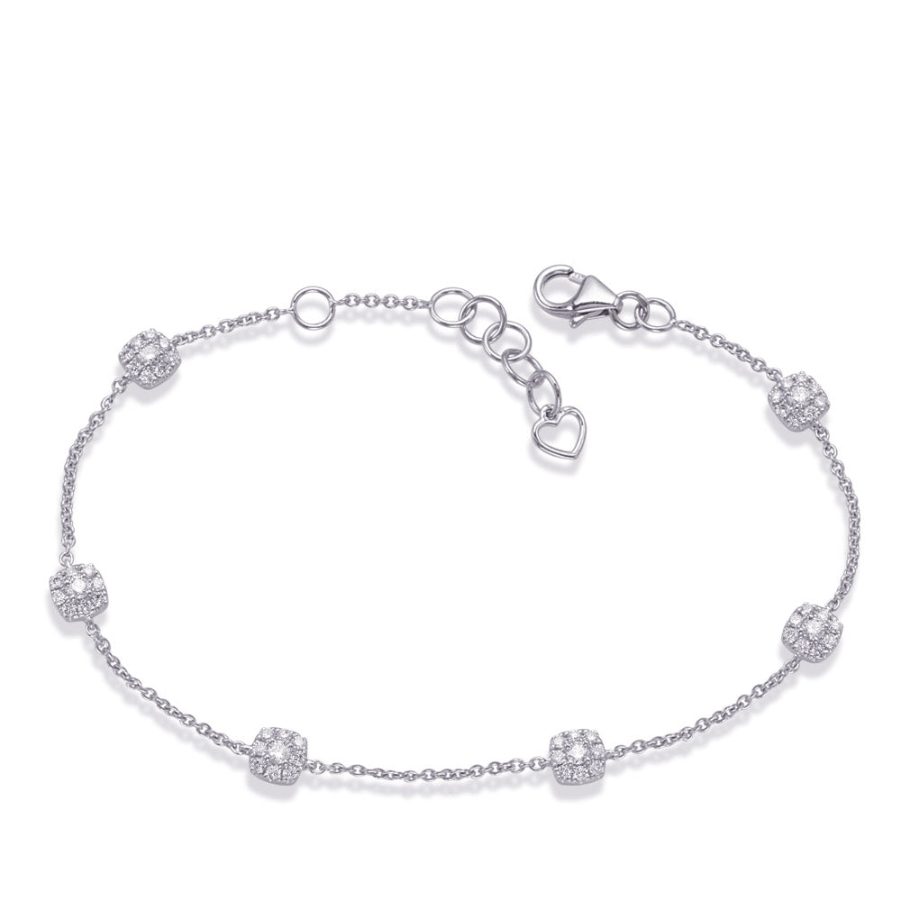 White Gold Diamond Bracelet