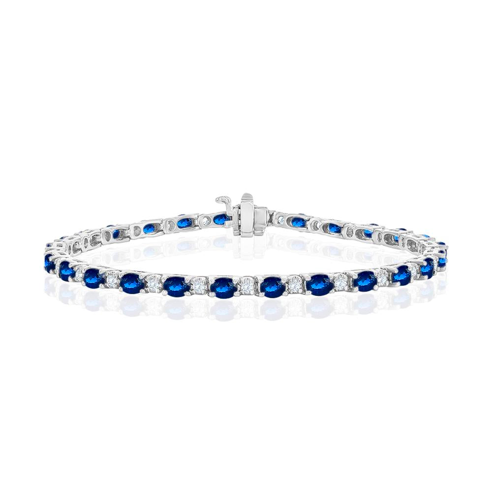 Sapphire Tennis Bracelet