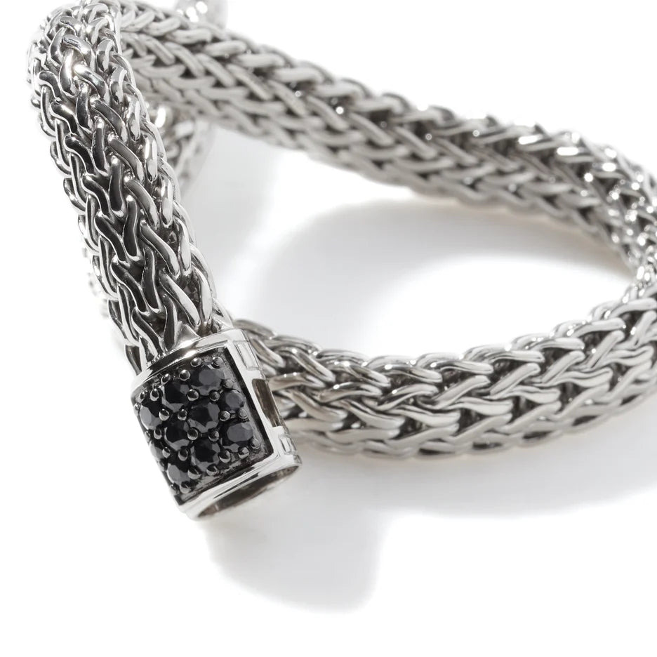 Icon Bracelet, Sterling Silver, Pavé, 6.5MM by John Hardy
