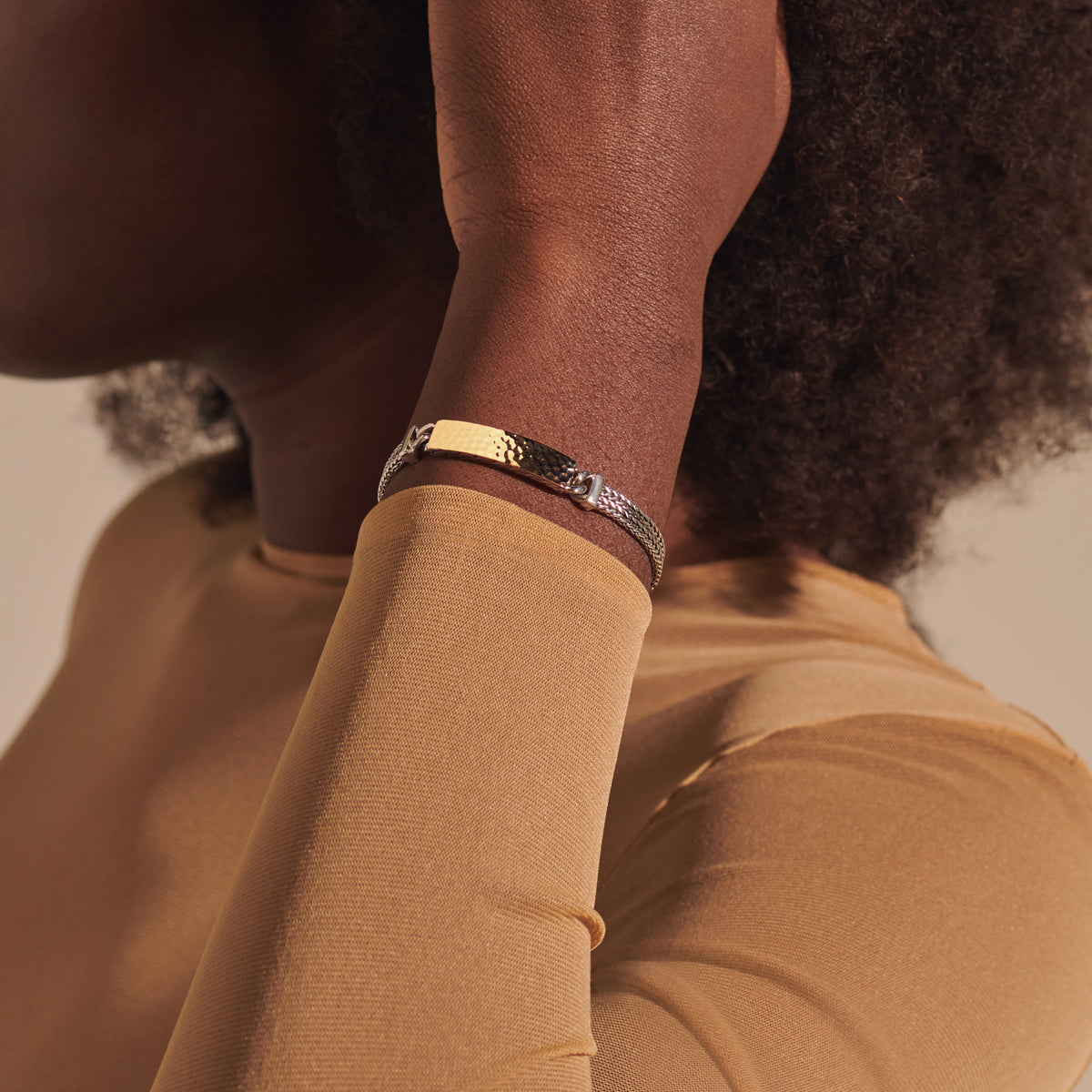 Rata Palu Bracelet in Sterling Silver and Gold by John Hardy