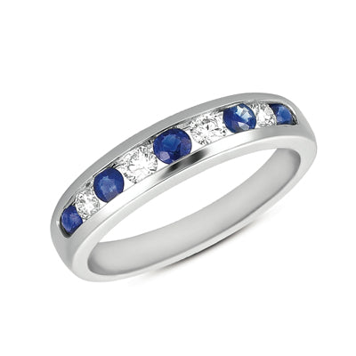 Sapphire &amp; Diamond Ring