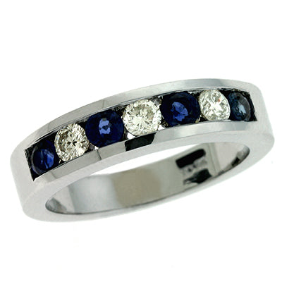 Sapphire &amp; Diamond Ring