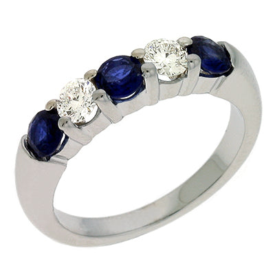 Sapphire & Diamond Ring