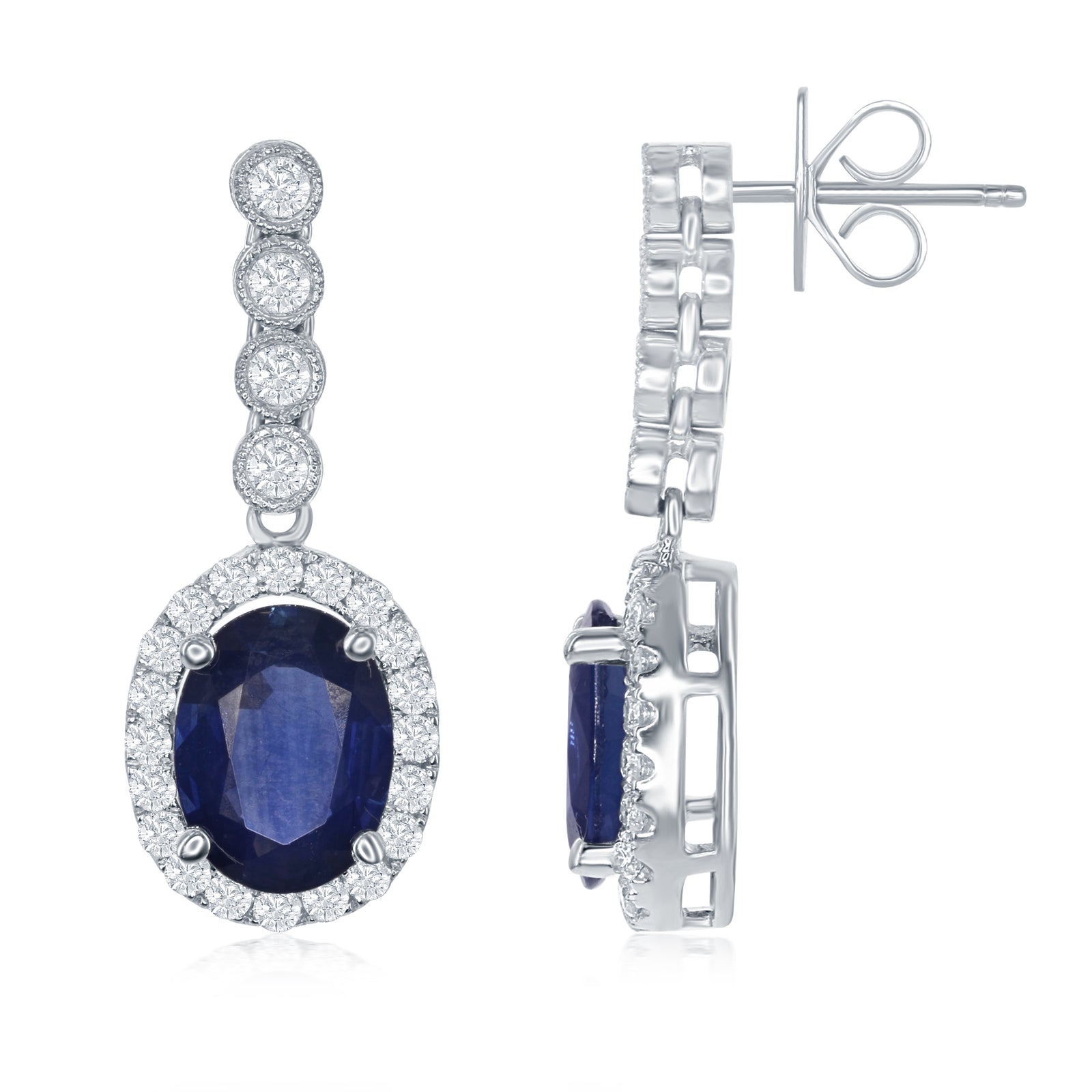 Sapphire Dangle Earrings