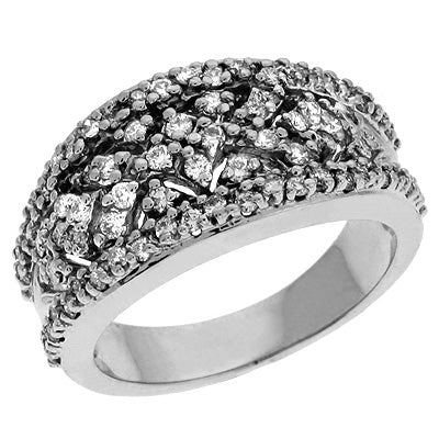 White Gold Diamond Band