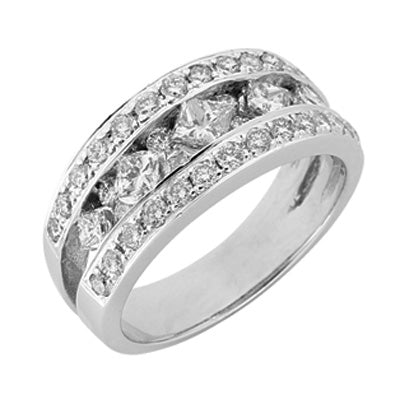White Gold Diamond Band