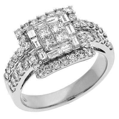 White Gold Diamond Ring