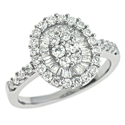 White Gold Diamond Ring